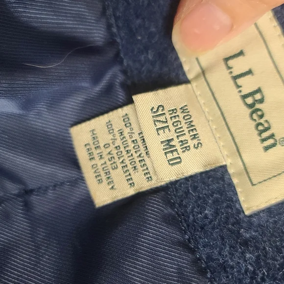 Lands' End Wool Blend Peacoat Blazer Blue Jacket, Women's Size Medium - Picture 10 of 10